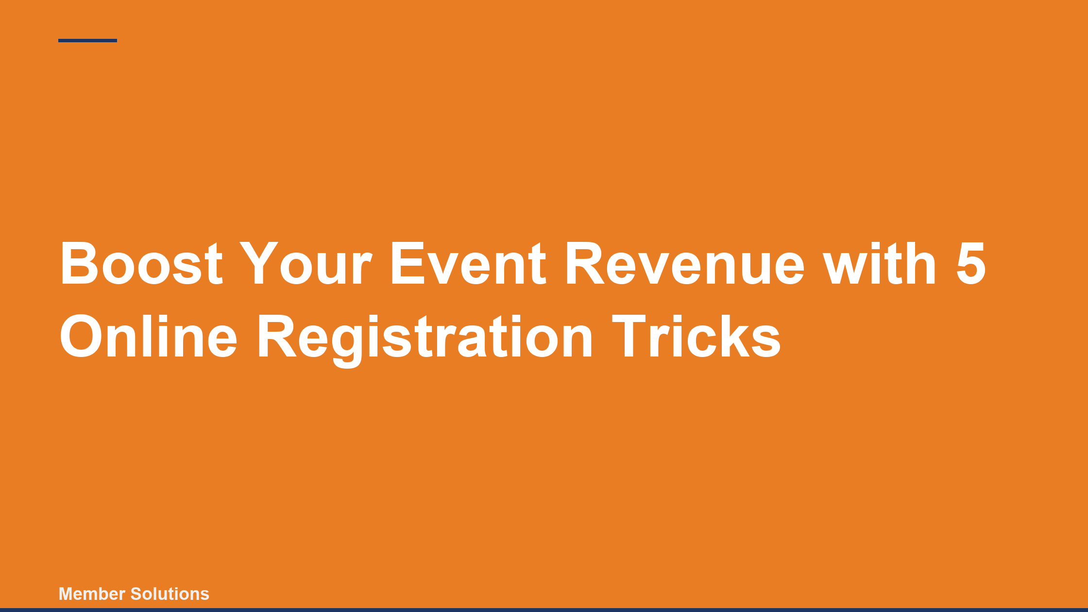 Boost Your Event Revenue with 5 Online Registration Tricks