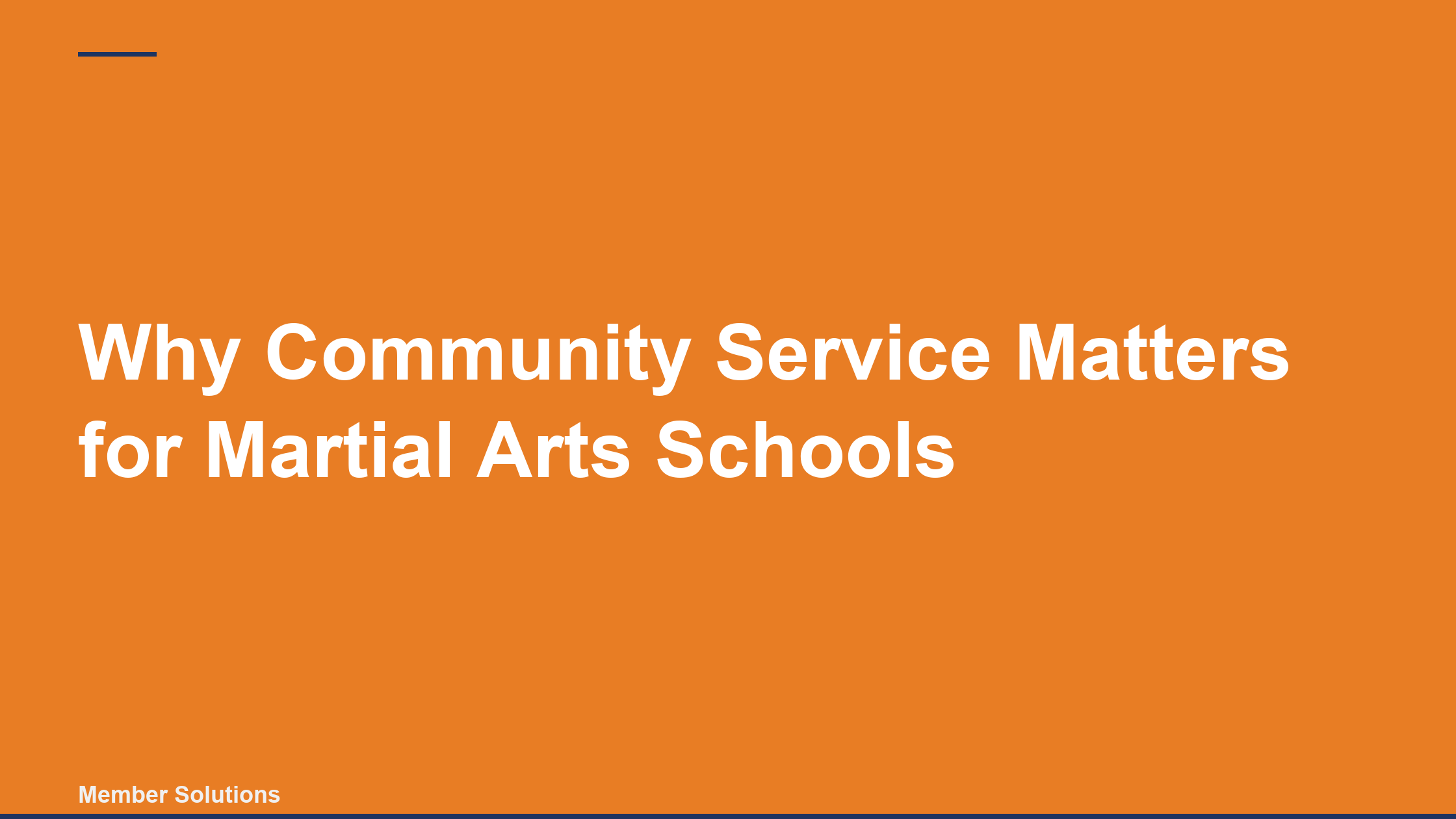 Why Community Service Matters for Martial Arts Schools